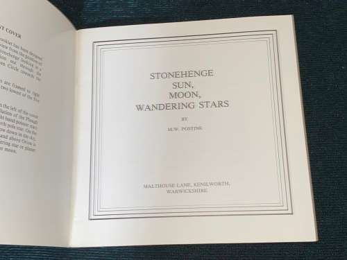 STONEHENGE VINTAGE BOOKLET