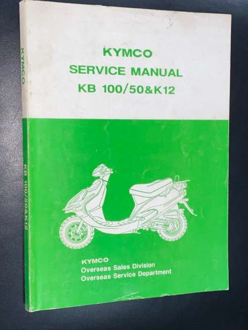 KYMCO SERVICE MANUAL KB 100/50 & K12
