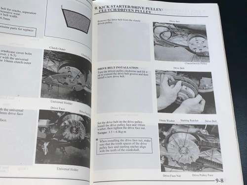 KYMCO SERVICE MANUAL KB 100/50 & K12