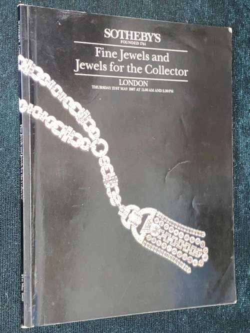 SOTHEBY`S FINE JEWELS AND JEWELS FOR THE COLLECTOR LONDON 1987