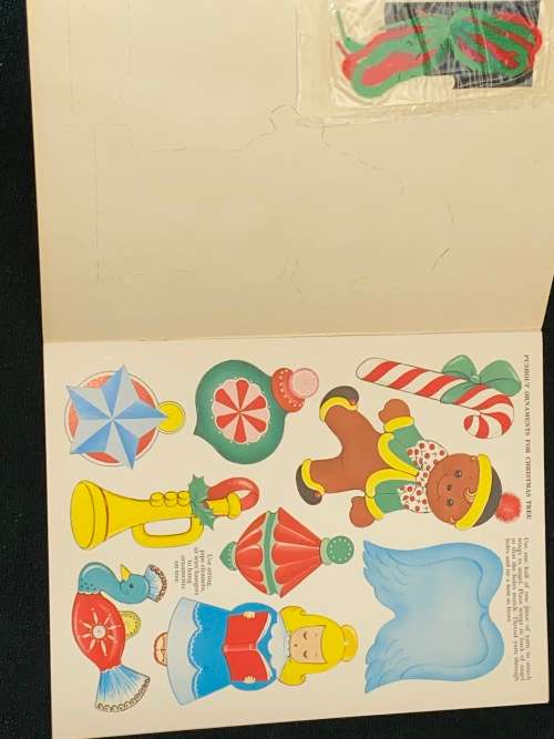 VINTAGE CHILDREN PUSH-OUTS AND LACE UPS MERRY XMAS FUN