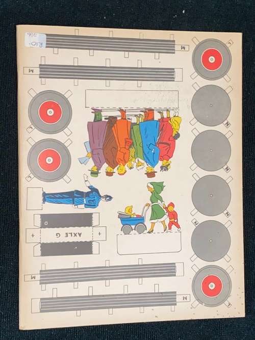 BUILD AND OPERATE THIS WORKING MODEL DOUBLE-DECKER BUS PUSH OUT