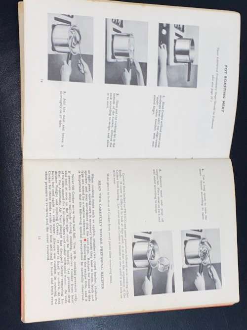 VINTAGE PRESTO PRESSURE COOKER RECIPE AND INSTRUCTION BOOK