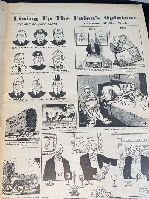 THE FORUM SOUTH AFRICA`S FIRST NATIONAL REVIEW CONSTRUCTIVE INDEPENDENT VOLUME 1 #1 1938