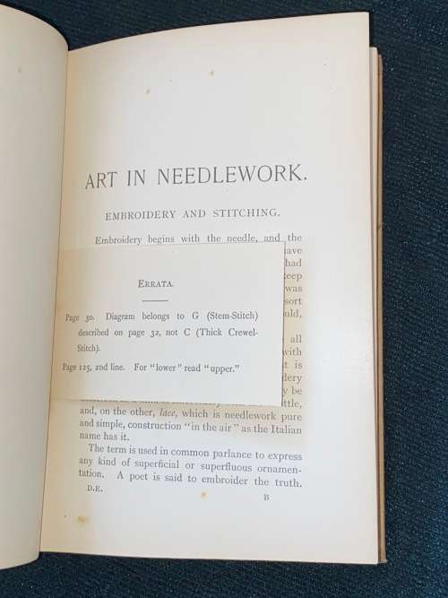 ART IN NEEDLEWORK BY LEWIS F.DAY 1900 1ST EDITION