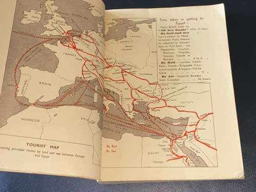 EGYPT TOURIST GUIDE GENERAL INFORMATION ON TRAVELLING 1938