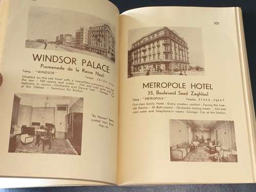 EGYPT TOURIST GUIDE GENERAL INFORMATION ON TRAVELLING 1938