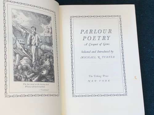PARLOUR POETRY A CASQUET OF GEMS SELECTED AND INTRODUCED BY MICHAEL R. TURNER