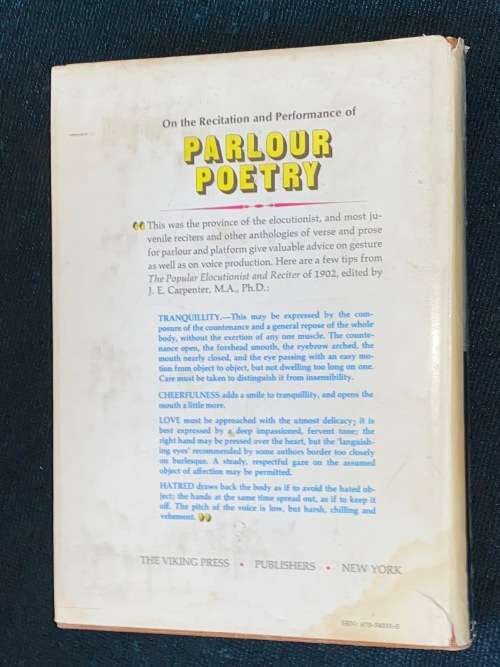 PARLOUR POETRY A CASQUET OF GEMS SELECTED AND INTRODUCED BY MICHAEL R. TURNER