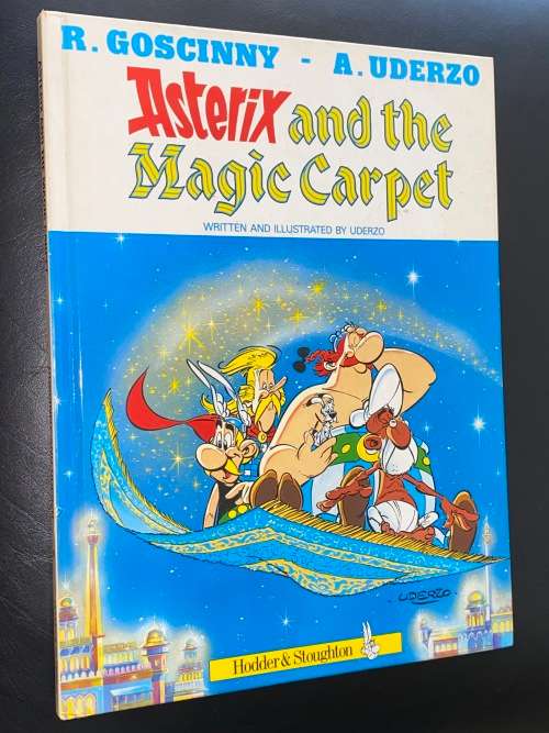ASTERIX AND THE MAGIC CARPET  BY GOSCINNY AND UDERZO 1988 UK