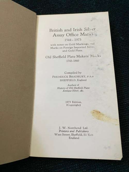 GUIDE TO MARKS OF ORIGIN ON BRITISH AND IRISH SILVER PLATE