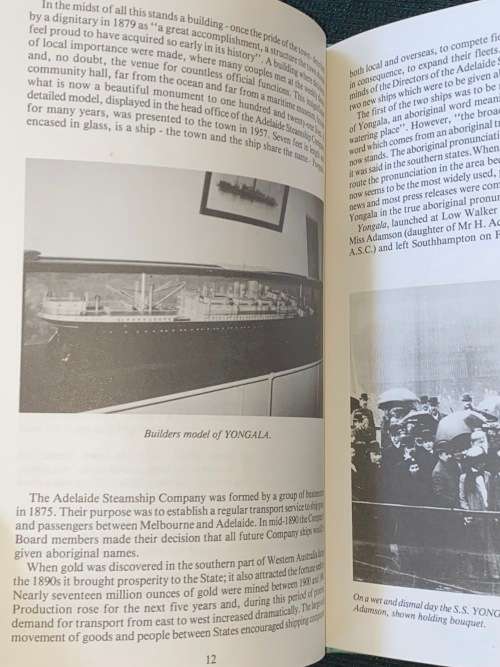 S.S. YONGALA DIVE TO THE PAST  BY MAX GLEESON & MAE ELLIOTT