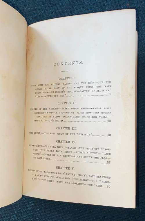YE MARINERS OF ENGLAND A BOY`S BOOK OF THE NAVY BY HERBERT HAYENS 1904
