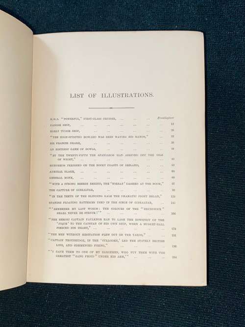 YE MARINERS OF ENGLAND A BOY`S BOOK OF THE NAVY BY HERBERT HAYENS 1904
