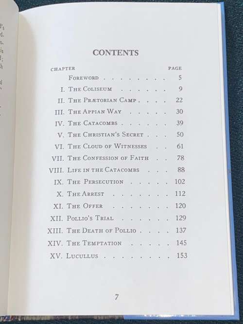 THE MATYR OF THE CATACOMBS A TALE OF ANCIENT ROME