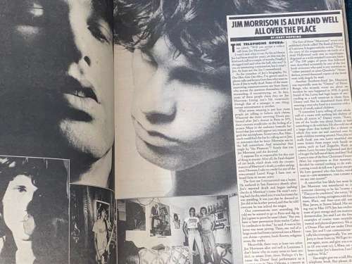 ROLLING STONE #352 SEPT 17TH 1981 JIM MORRISON