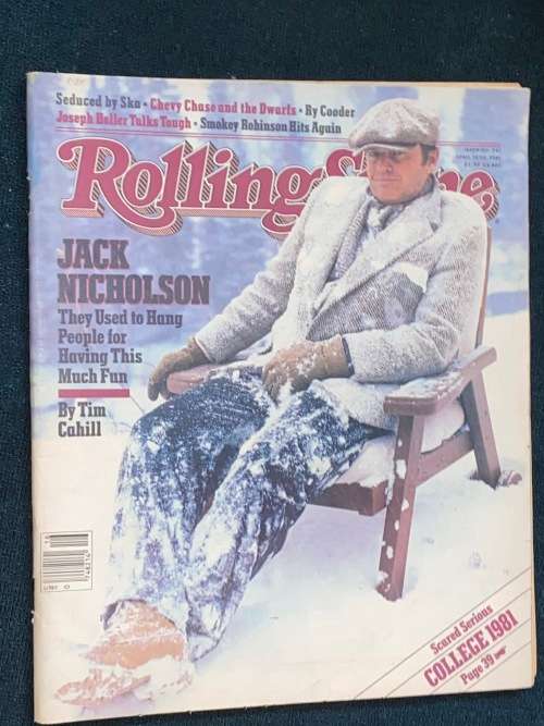ROLLING STONE #341 APRIL 16TH 1981 JACK NICOLSON
