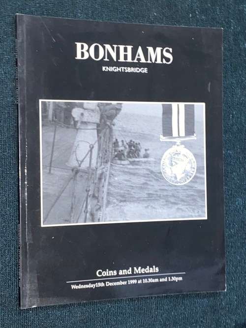 BONHAMS COINS AND MEDALS CATALOGUE KNIGHTSBRIDGE 1999