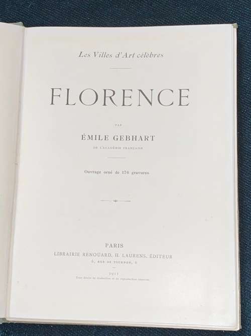 FLORENCE EMILE GEBHART 1911