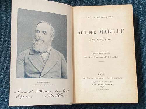 ADOLPHE MABILLE MISSIONNAIRE PAR H. DIETERLEN 1898