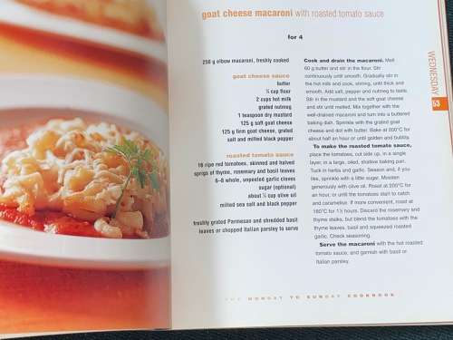 THE MONDAY TO SUNDAY COOKBOOK BY PHILLIPPA CHEIFITZ