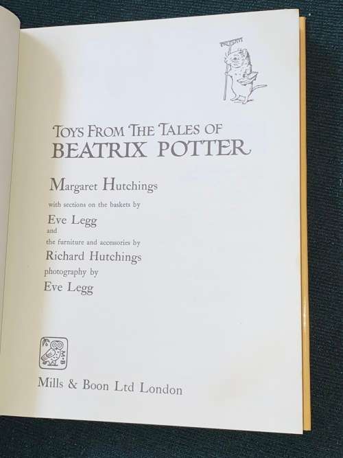 TOYS FROM THE TALES OF BEATRIX POTTER BY MARGARET HUTCHINGS