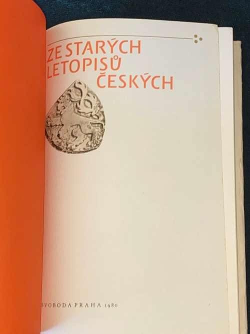 ZE STARYCH LETOPISU CESKYCH