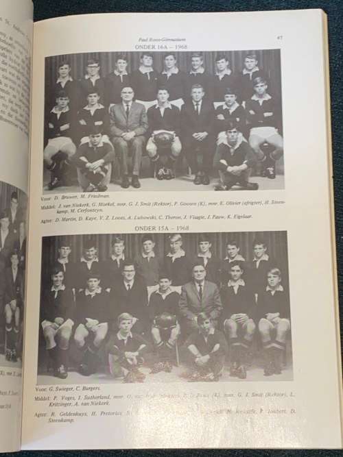 PAUL ROOS GIMNASIUM SKOOLBLAD / MAGAZINE 1968