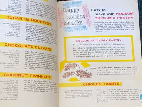 VINTAGE HOLSUM SPREAD CHRISTMAS RECIPES BOOKLET