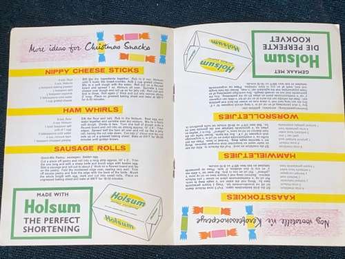 VINTAGE HOLSUM SPREAD CHRISTMAS RECIPES BOOKLET