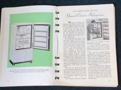 THE NEW ART CREATED BY GENERAL ELECTRIC KITCHEN INSTITUTE VINTAGE RECIPE BOOK 1938
