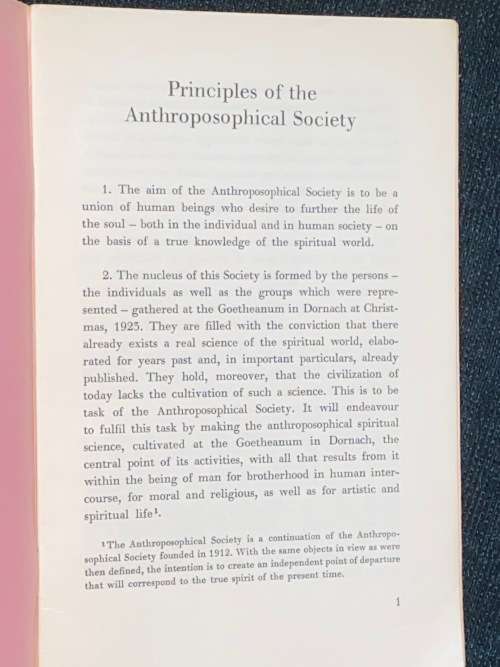 GENERAL ANTHROPOSOPHICAL SOCIETY