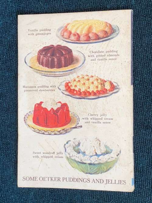 DR. OETKER`S RECIPES VINTAGE COOK BOOK