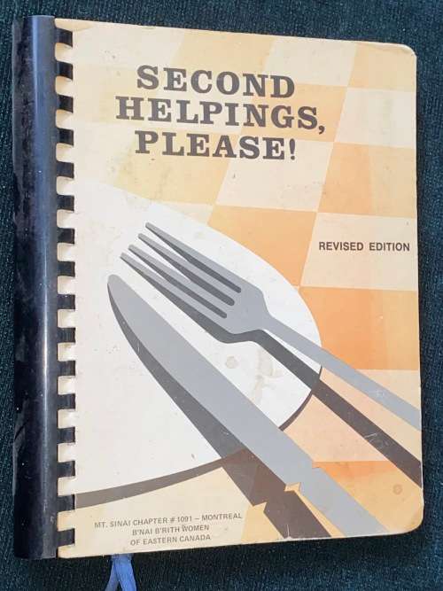 SECOND HELPINGS PLEASE! VINTAGE COOK BOOK 1968 1ST EDITION