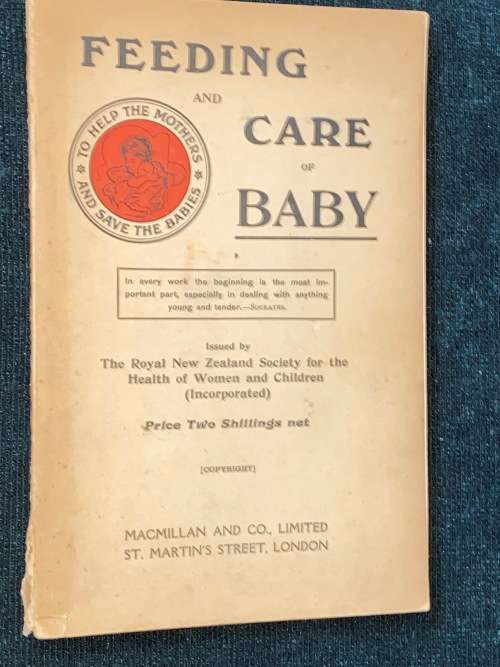 FEEDING AND CARE OF BABY 1933