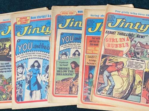 JINTY AND LINDY COMICS X 5 1976