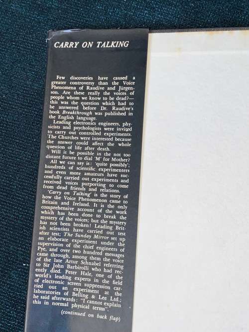CARRY ON TALKING HOW DEAD ARE THE VOICES BY PETER BANDER