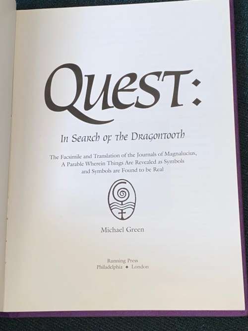 QUEST: IN SEARCH OF THE DRAGONTOOTH BY MICHAEL GREEN