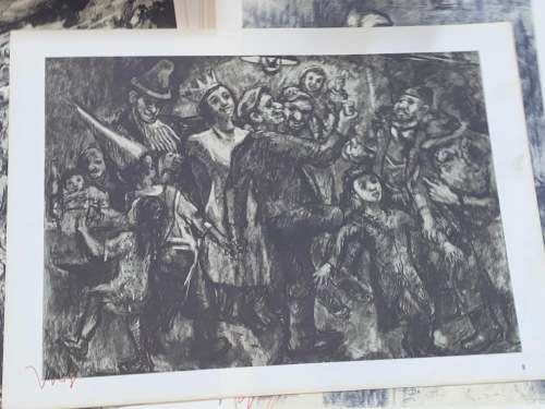 SHALOM - ALEICHEM AND HIS HEROES BY D. LABKOVSKI 15 PRINTS SIGNED