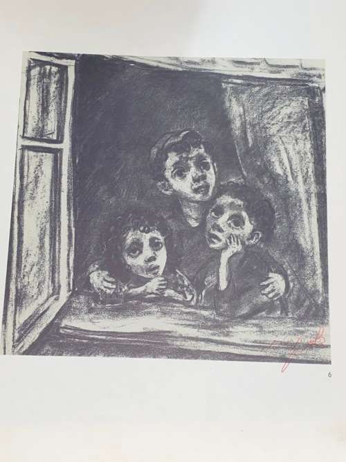 SHALOM - ALEICHEM AND HIS HEROES BY D. LABKOVSKI 15 PRINTS SIGNED