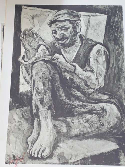 SHALOM - ALEICHEM AND HIS HEROES BY D. LABKOVSKI 15 PRINTS SIGNED