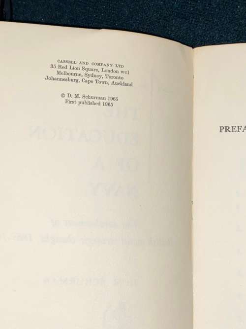 THE EDUCATION OF A NAVY THE DEVELOPMENT OF BRITISH NAVAL STRATEGIC THOUGHT  BY DR. D.M. SCHURMAN