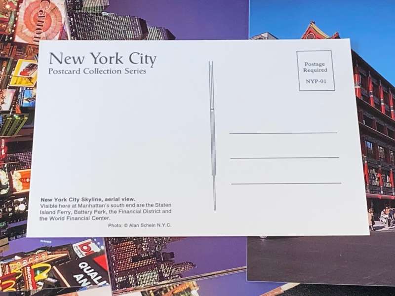 VINTAGE NEW YORK POSTCARD COLLECTION 12 POSTCARDS