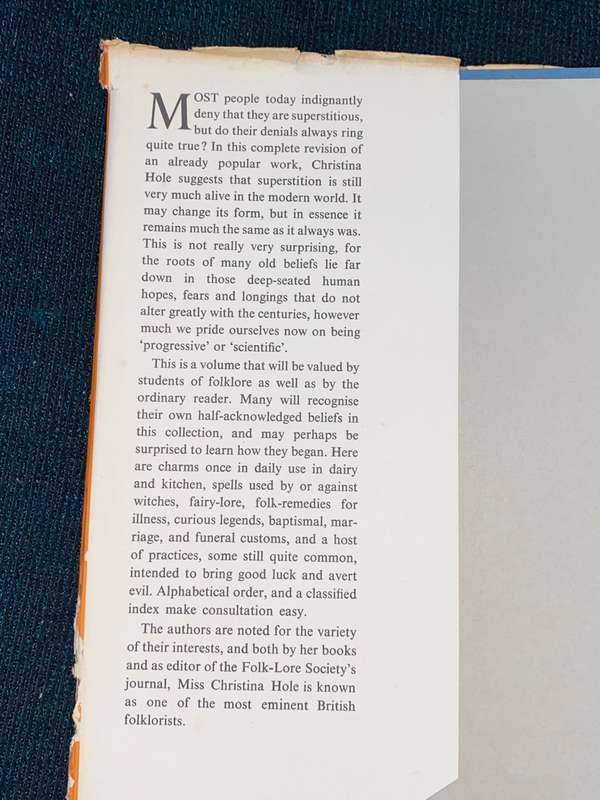ENCYCLOPAEDIA OF SUPERSTITIONS BY E. & M.A. RADFORD