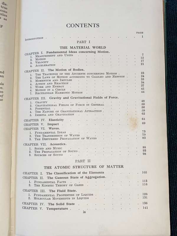 MODERN PHYSICS A GENERAL SURVEY OF ITS PRINCIPLES BY THEODOR WULF 1930