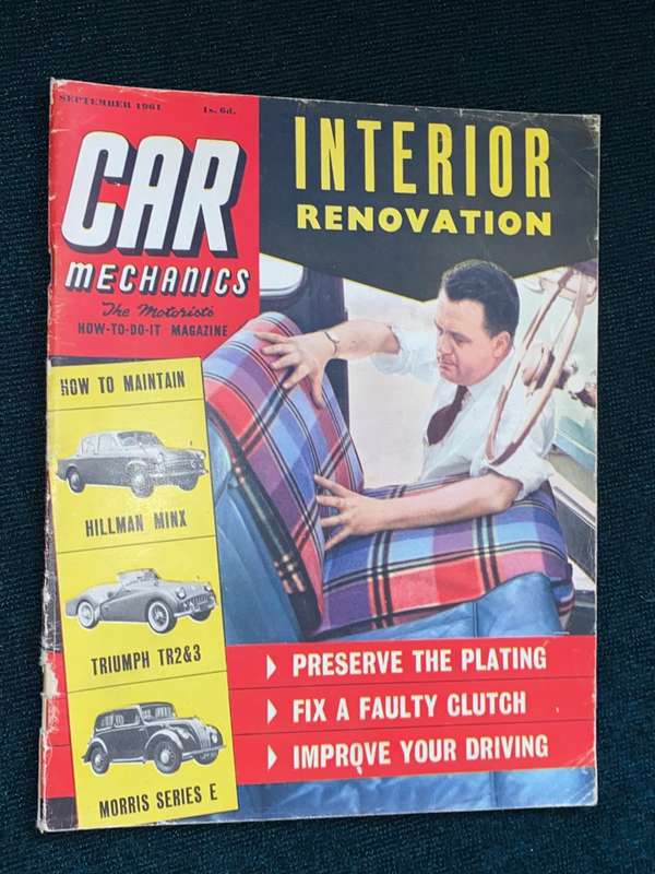 CAR MECHANICS  MAGAZINE SEPT 1961