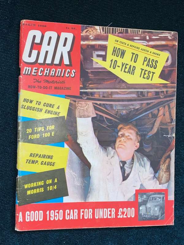 CAR MECHANICS MAGAZINE MARCH 1960