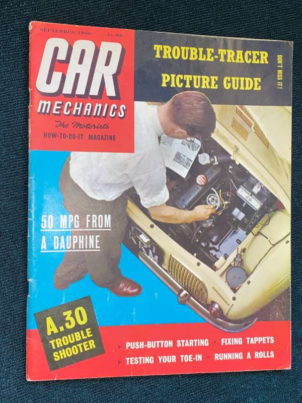 CAR MECHANICS MAGAZINE SEPT 1960