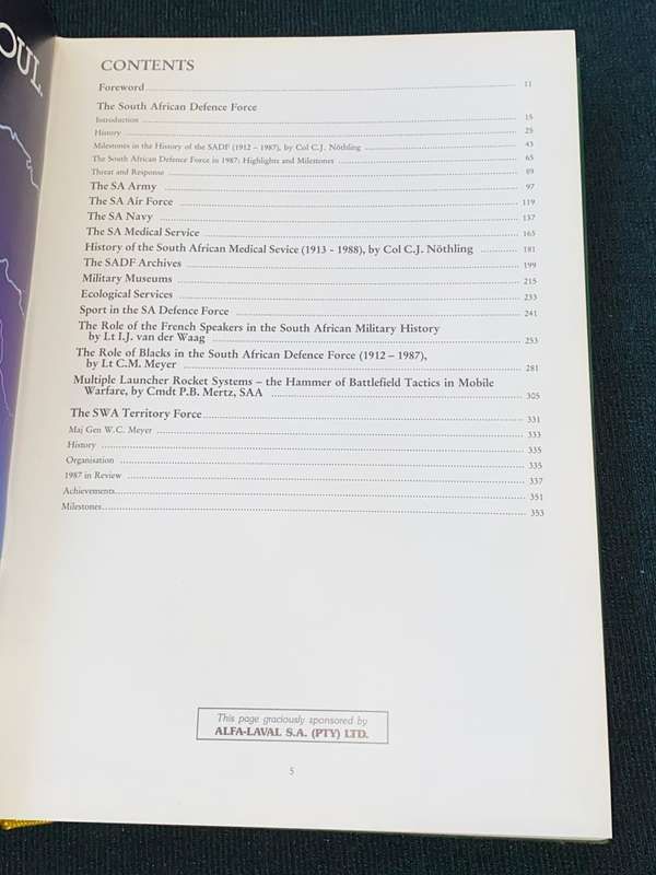 SOUTH AFRICAN DEFENCE FORCE REVIEW 1987-1988
