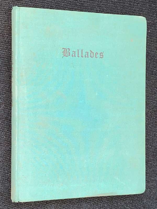BALLADES DEUR I.D. DU PLESSIS 1937
